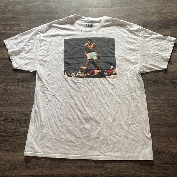 Muhammad Ali Other - Muhammad Ali Over Liston Boxing The Greatest Officially Licensed T-Shirt Men 2XL